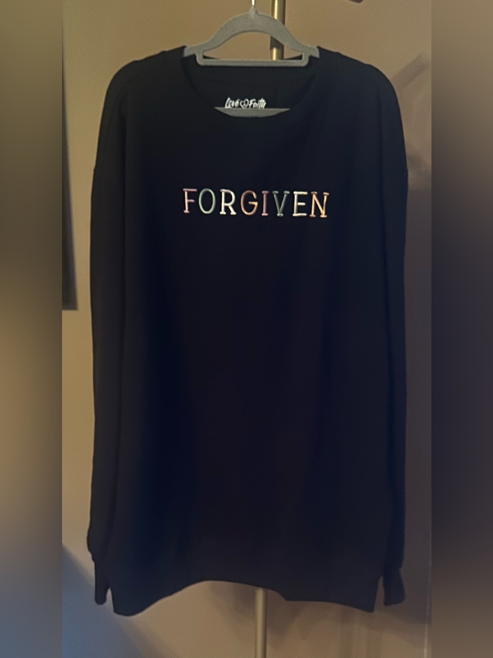 FORGIVEN Black Women's Sweatshirt
